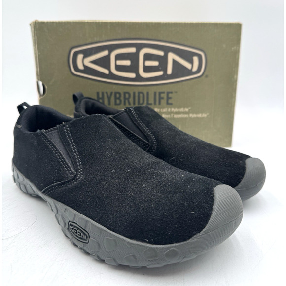 Keen RINTIN Unisex Kids' NEW Casual Slip On Shoe Black US Size 6 Medium - Picture 1 of 11